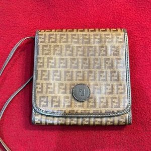 Fendi Brown Monogram Shoulder Bag